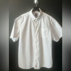 Johnnie O Shirt Mens XL White Red Polka Dot Short Sleeve Button Down
Preppy
